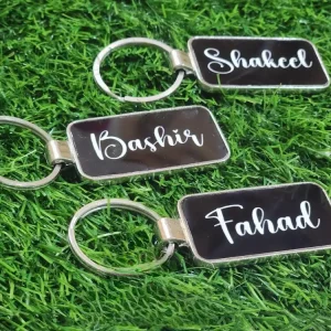 Two Memories, One Keychain" – Custom Double-Sided Metal Keepsake