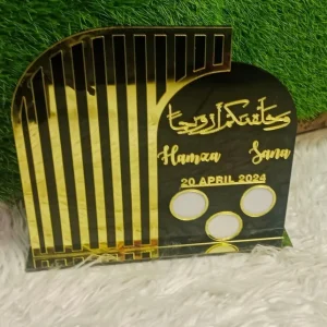 Custom Acrylic Wedding Plate